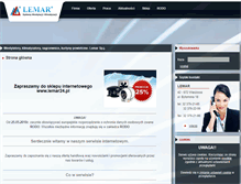 Tablet Screenshot of lemar.pl
